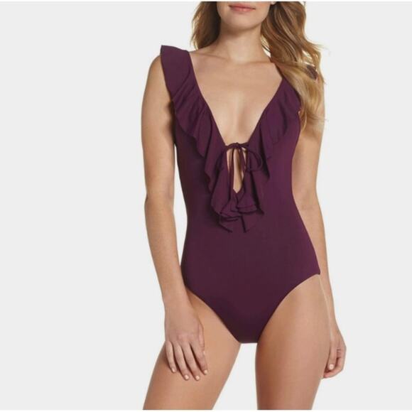 BECCA by Rebecca Virtue Socialite One Piece Swimsuit Medium NWT $124 Retail - Picture 1 of 12